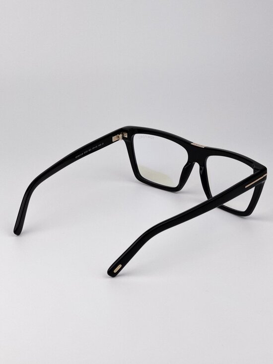 Tom Ford Women’s Eyeglasses Shiny Black Cat Eye FT5912-B 001 Blue Light Block main image 10